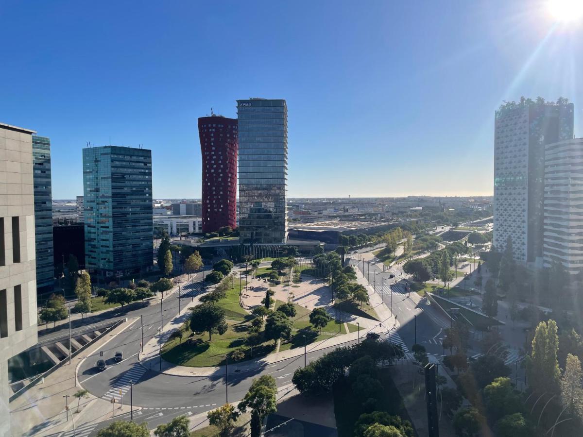 Fira De Barcelona City View Apartment With Garage Parking 略夫雷加特河畔奥斯皮塔莱特 外观 照片